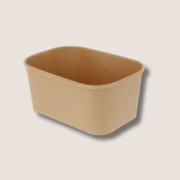 Papp-Mikrowellenschale 1000ml Kraftbraun 300STK