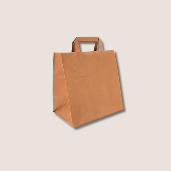 Túi giấy màu nâu cỡ M (26+17x25cm) 250 chiếc