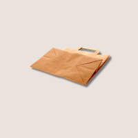 Túi giấy màu nâu cỡ M (26+17x25cm) 250 chiếc