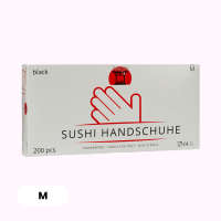 Takori TPE Sushihandschuhe M Schwarz 200St&uuml;ck