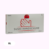 Takori TPE Sushihandschuhe XL Schwarz 200Stück