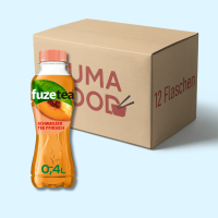 Fuze Tea Schwarzer Tee Pfirsich 12x400ml zzgl. Pfand