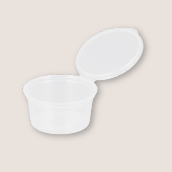 Dipbecher mit anhängendem Deckel 28ml 1oz 1000Stk