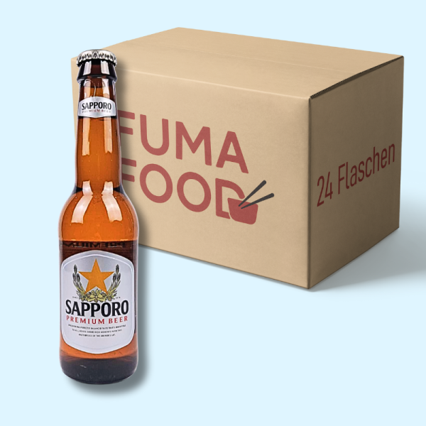 Sapporo Bier 24x330ml Karton zzgl. Pfand