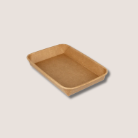 Sushi Box with Lid LTA-05 185x130x25mm Kraft PE 300 pcs
