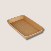 Sushi Box with Lid XL TA-07 220x137x25mm Kraft PE 200 pcs
