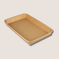 Sushi Box with Lid, Family TA-09, 240x150x25mm, Kraft PE,...