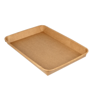Sushi Box with Lid, Family 2, TA-11, 255x180x25mm, Kraft...
