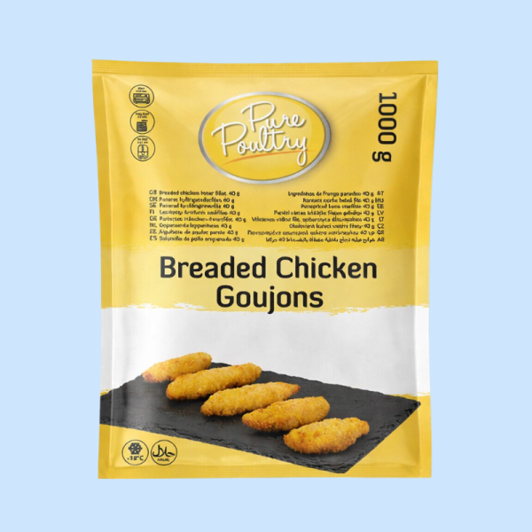 Pure Poultry 面包屑裹鸡柳 1公斤