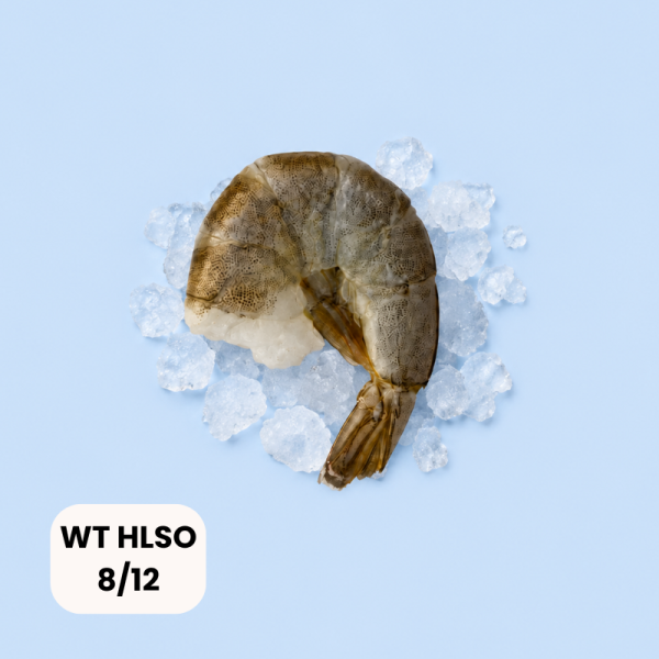 Tôm White Tiger HLSO 8/12, 80% trọng lượng tươi, 1kg