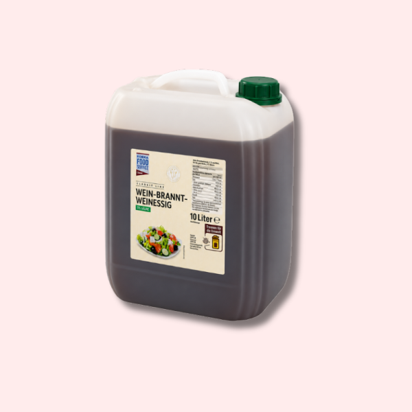 Dark brandy vinegar, 5%, 10 liters