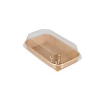 Sushi Box with Lid S TA-01 160x90x25mm Kraft PE 600 pcs