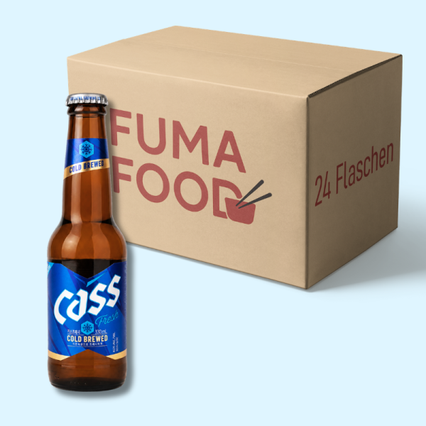 Cass Fresh Cold Brewed Bier Karton 24x330ml zzgl. Pfand