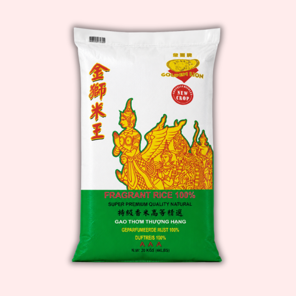 Golden Lion Jasmine Rice 20 kg