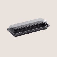 PET Sushi-Box SY-02 Slim 300STK schwarz