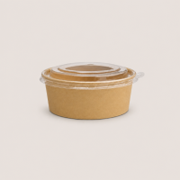 Papp-Salatschale Y 750ml &Oslash;148mm Kraft-Braun...