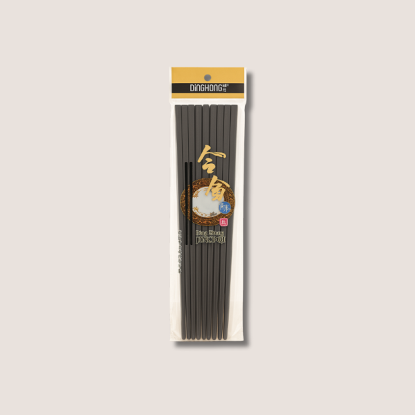 Kunststoff-Essstäbchen Mehrweg 270mm schwarz 10Stück