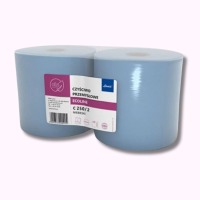 Putzrolle Blau 2-lagig 330x360mm 2 Rollen