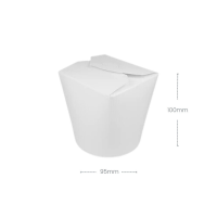 Papp-Nudelbox M 26oz Wei&szlig; 500St&uuml;ck