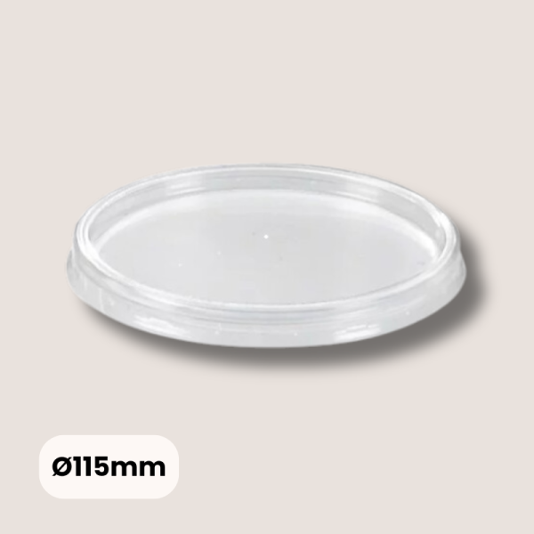 PP-Deckel Ø115mm transparent 500Stück