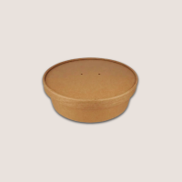 Papp-Salatschale 900ml &Oslash;184mm Braun 300St&uuml;ck