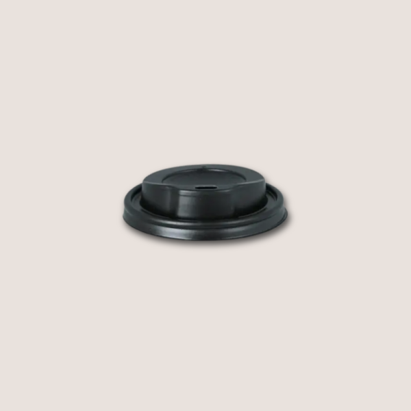 PS 뚜껑 커피잔 Ø80mm 검정색 1000개