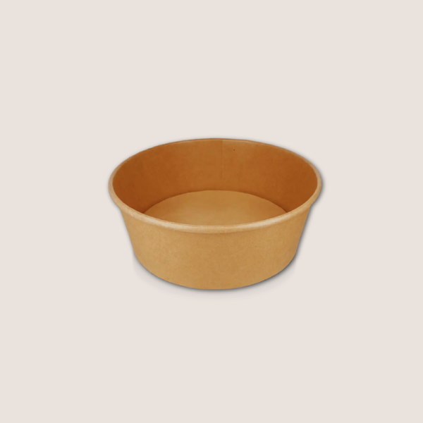 Papp-Salatschale 1300ml Ø184mm Braun 300Stück