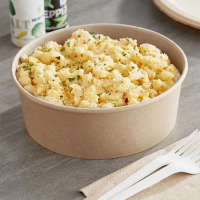 Papp-Salatschale 1300ml Ø184mm Braun 300Stück