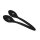 Mehrweg Plastik Löffel, schwarz, 180mm, Karton